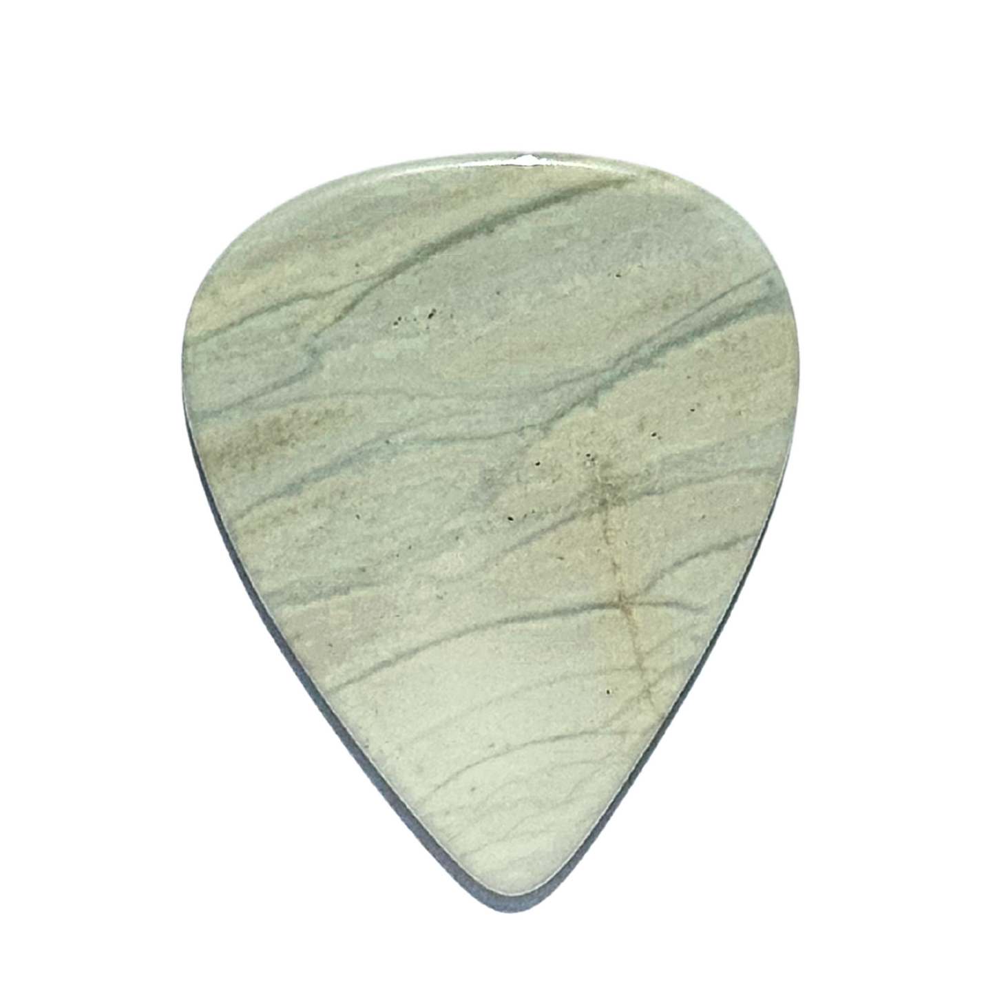 Desert Jasper / Thin stone guitar pick / Acoustic Guitar Pick