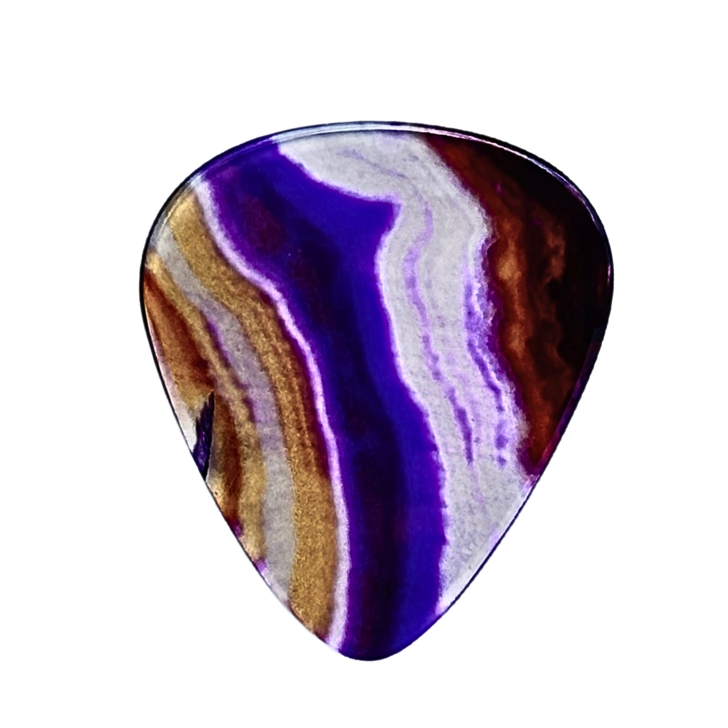 Designer Brazilian Agate / Thin stone guitar pick