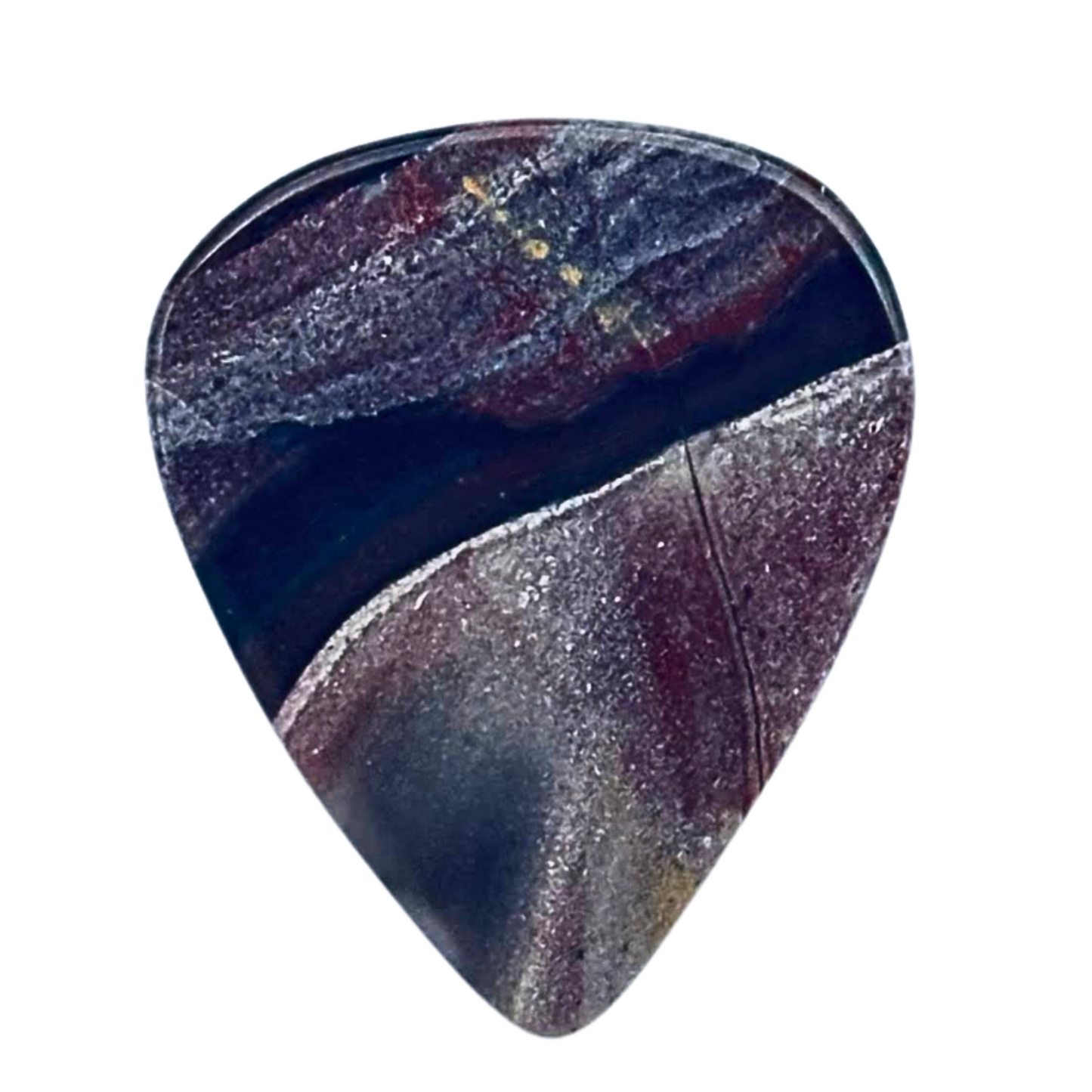 Serape Lace Agate / Thin stone guitar pick / Acoustic Guitar Pick