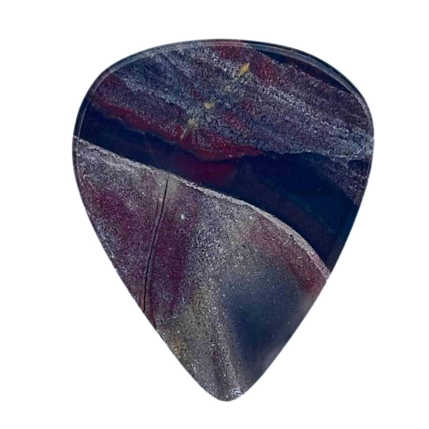 Serape Lace Agate / Thin stone guitar pick / Acoustic Guitar Pick