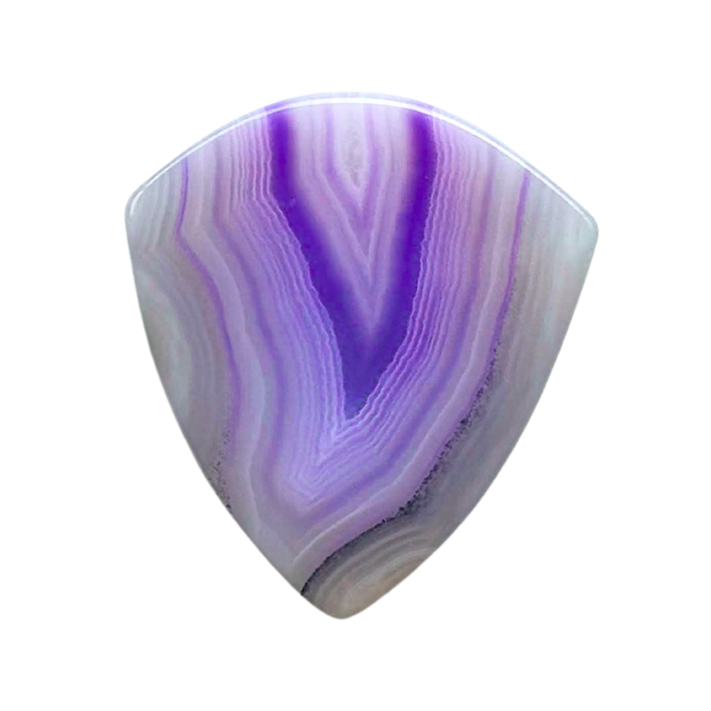 Designer Brazilian Agate / Heavy Jazz XL Stone Guitar Pick