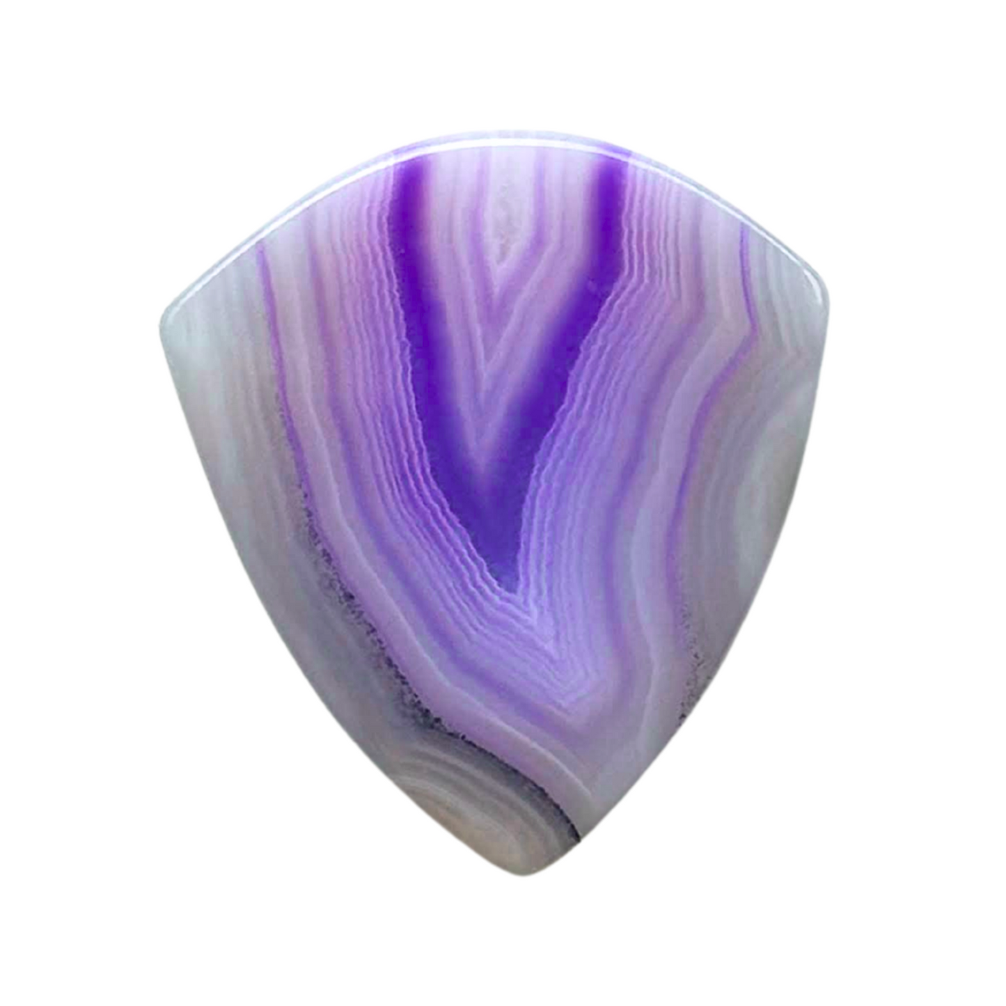 Designer Brazilian Agate / Heavy Jazz XL Stone Guitar Pick