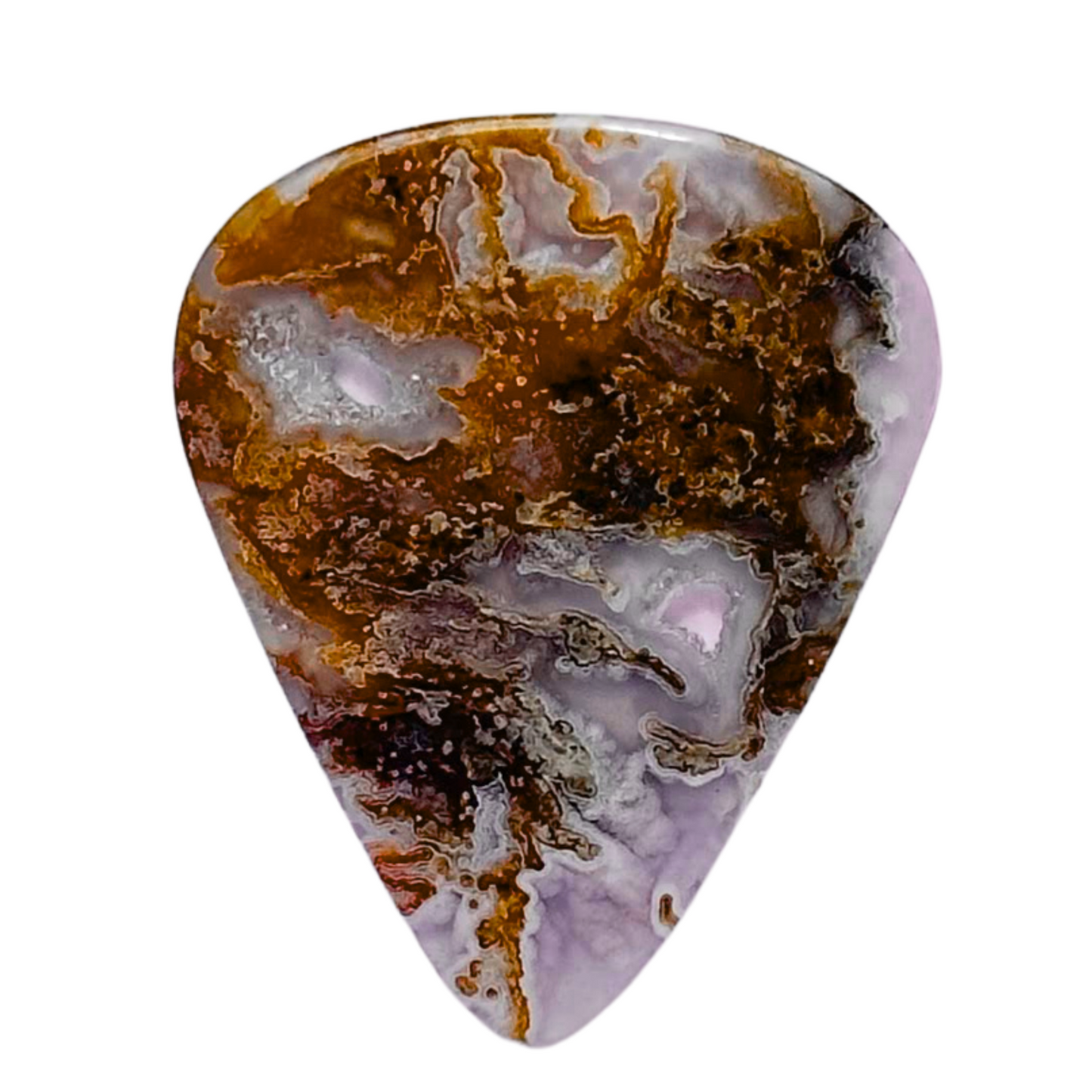 Agua Nueva Agate / Thin stone guitar pick / Acoustic Guitar Pick