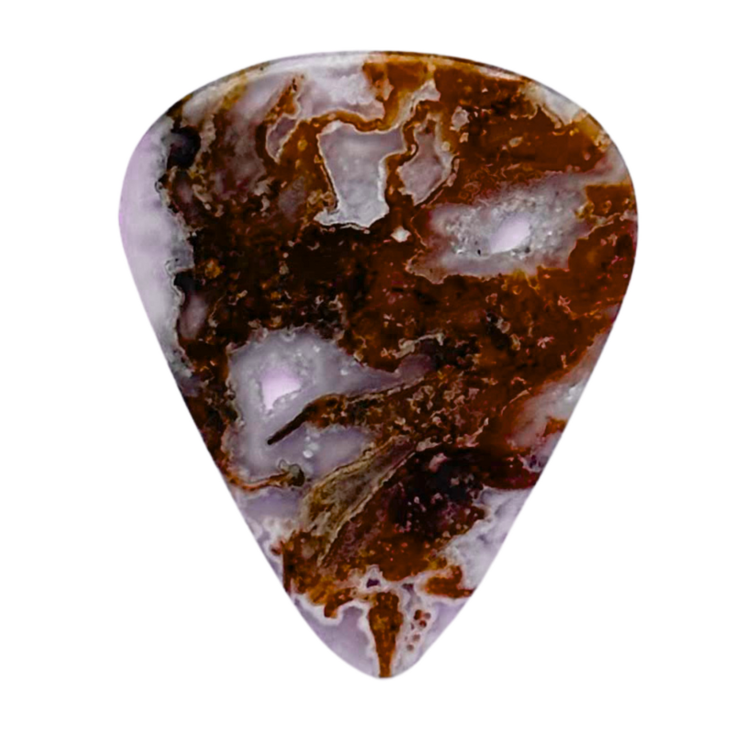 Agua Nueva Agate / Thin stone guitar pick / Acoustic Guitar Pick