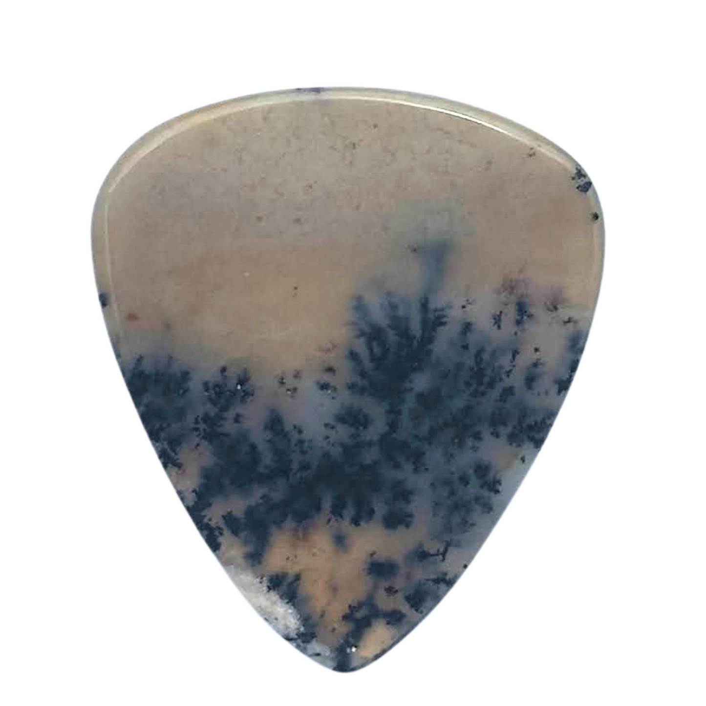 Dendritic Agate / Thin stone guitar pick / Acoustic Guitar Pick / Collector Series
