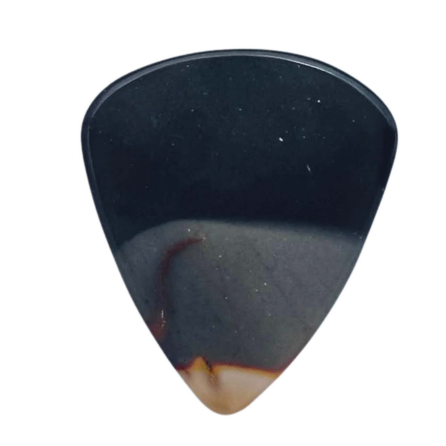 Chromatic Jasper / Thin stone guitar pick / Acoustic Guitar Pick