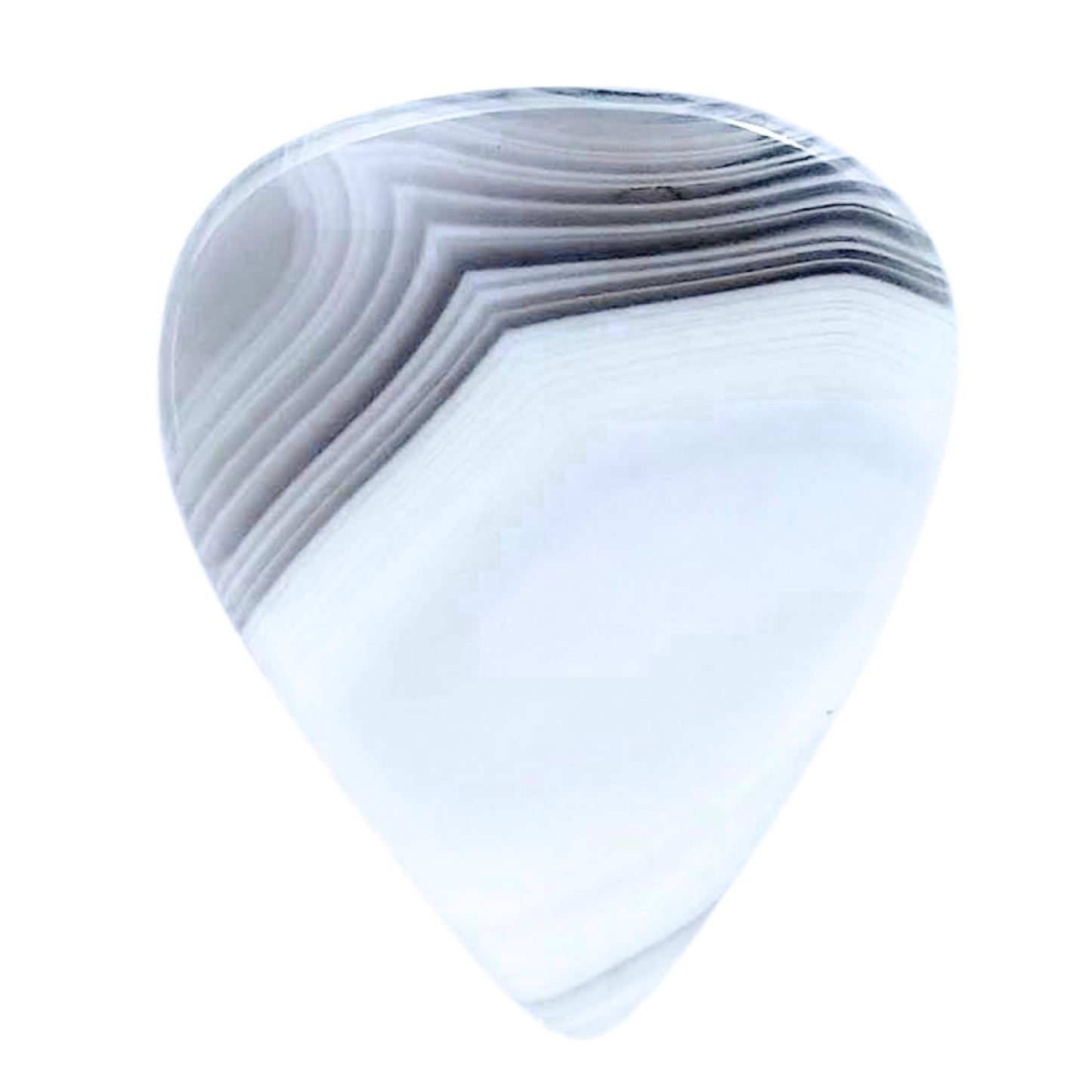 Botswana Agate / Medium stone guitar pick / Acoustic guitar pick / Electric guitar pick