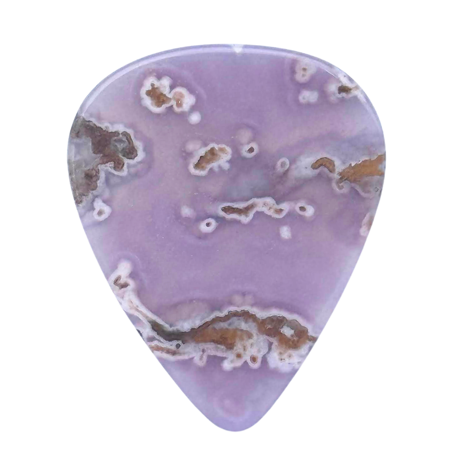Agua Nueva Agate / Thin stone guitar pick / Acoustic Guitar Pick / Collector Series