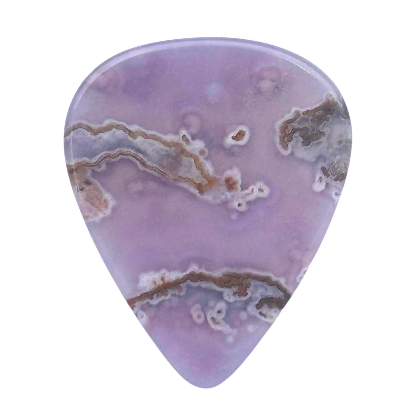 Agua Nueva Agate / Thin stone guitar pick / Acoustic Guitar Pick / Collector Series