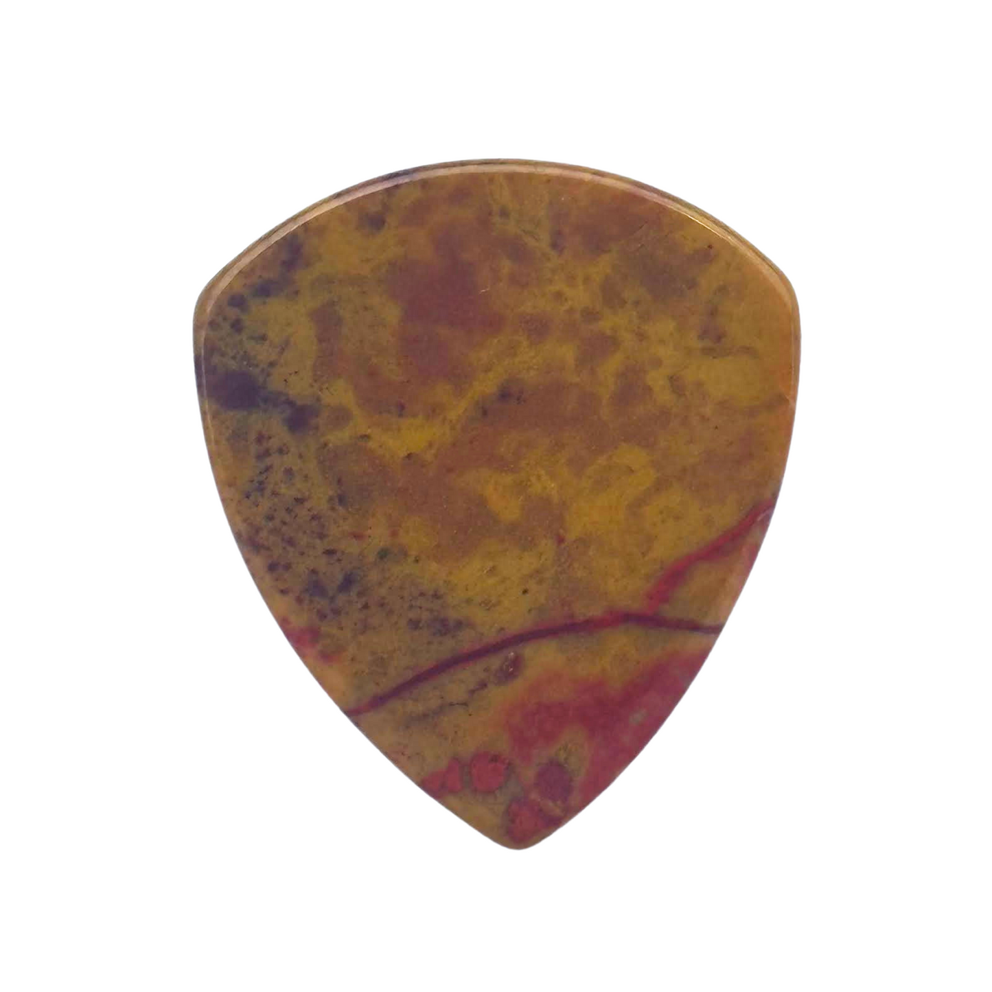 Coprolite Agate / Medium Jazz XL Stone Guitar Pick / Collector Series