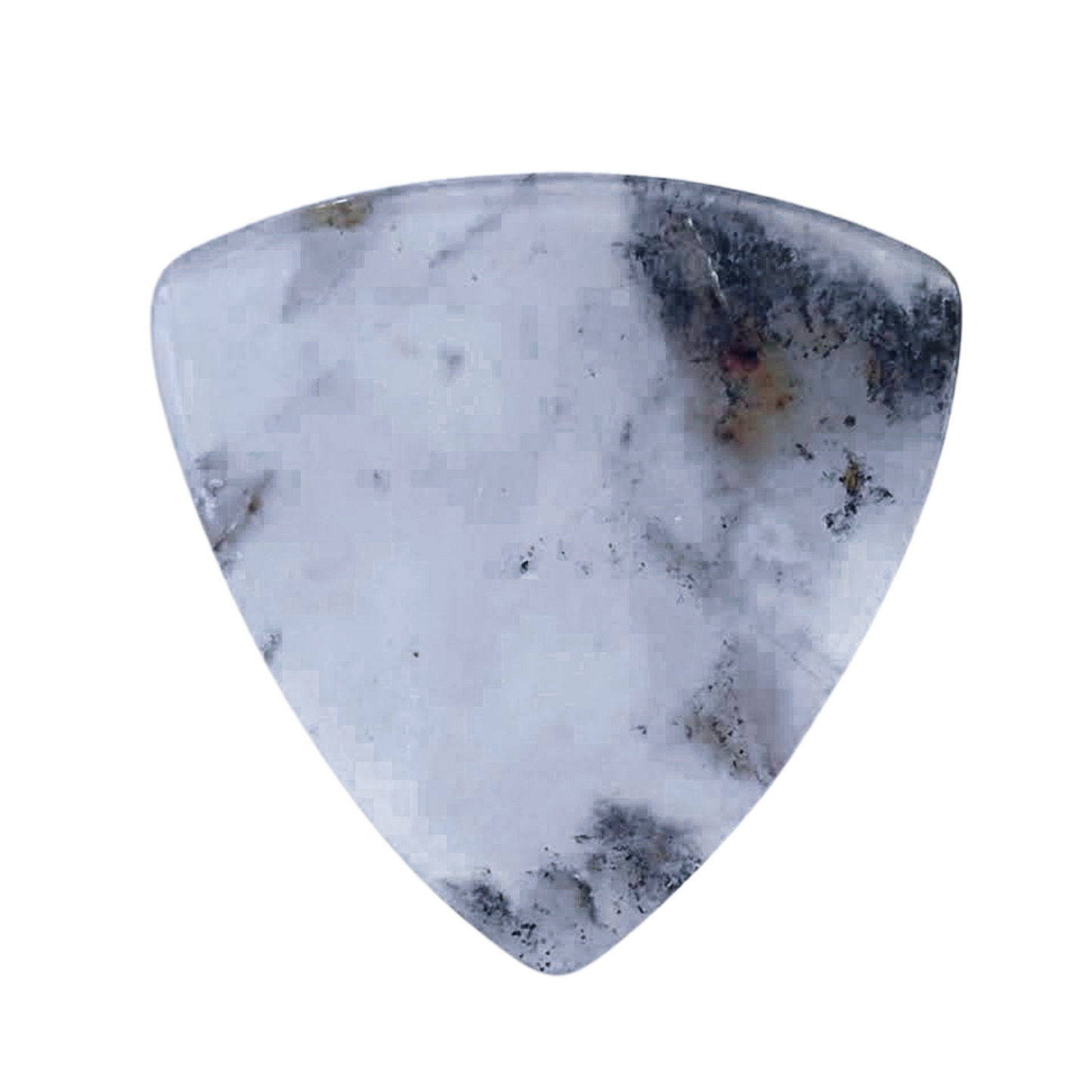 Graveyard Plume Agate / Medium Stone Bass Pick / Bass pick