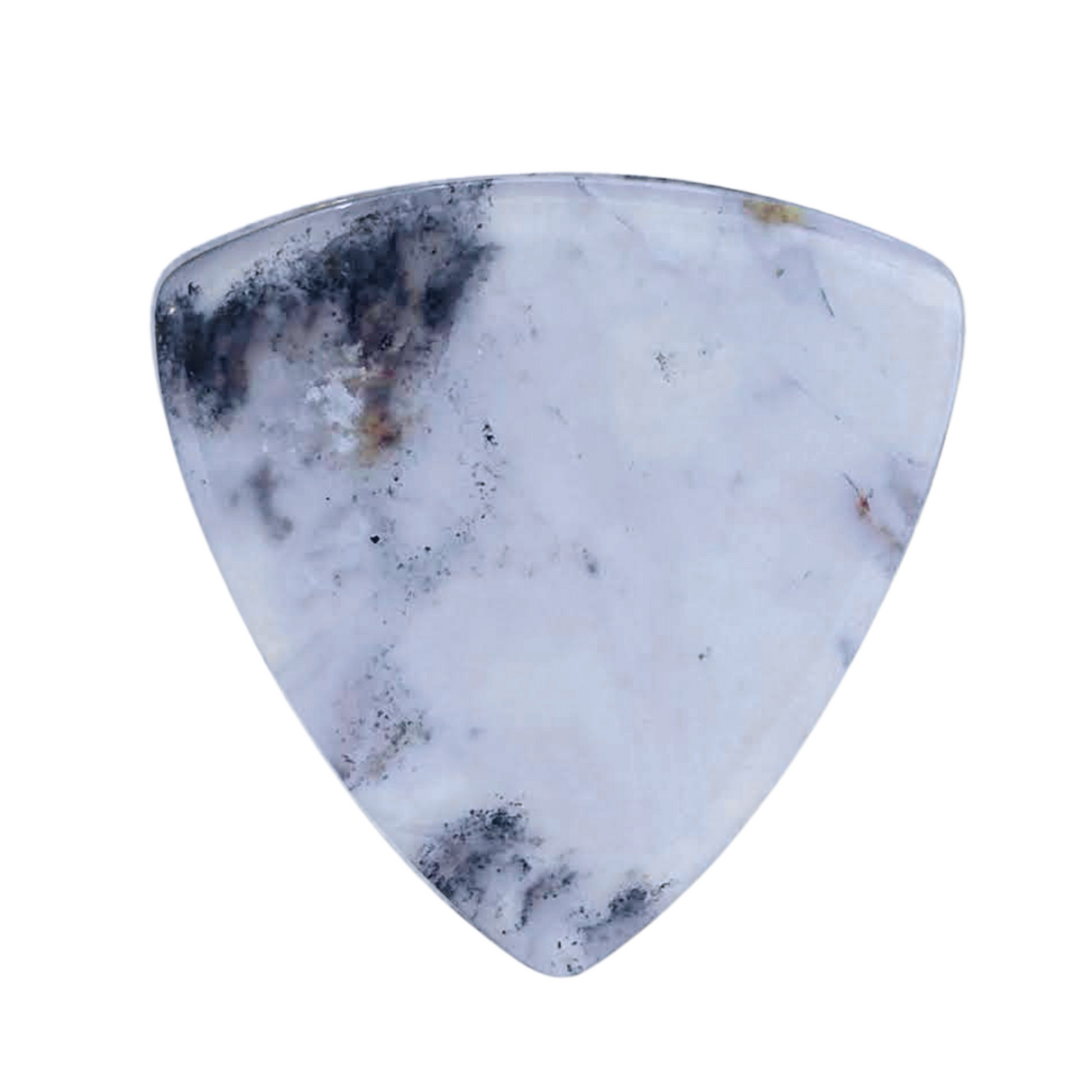 Graveyard Plume Agate / Medium Stone Bass Pick / Bass pick