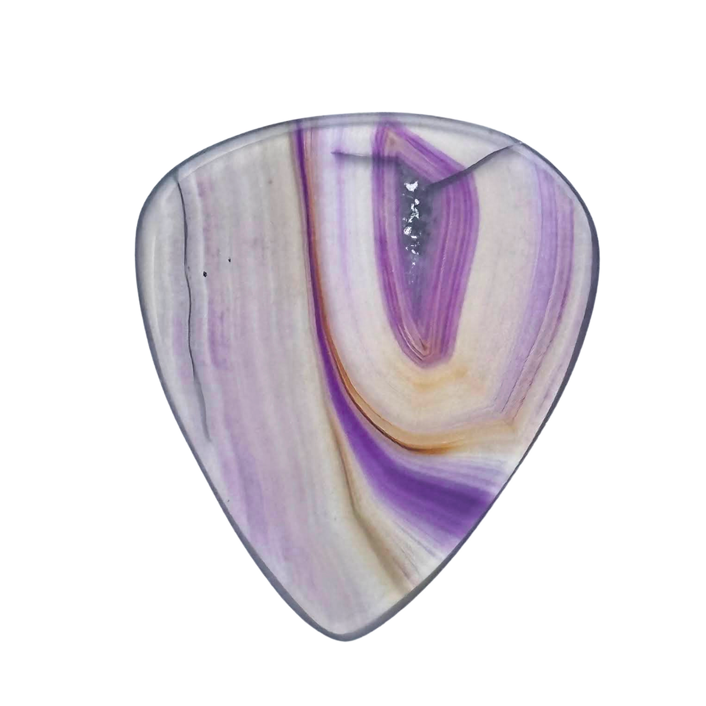 Designer Brazilian Agate / Thin stone guitar pick