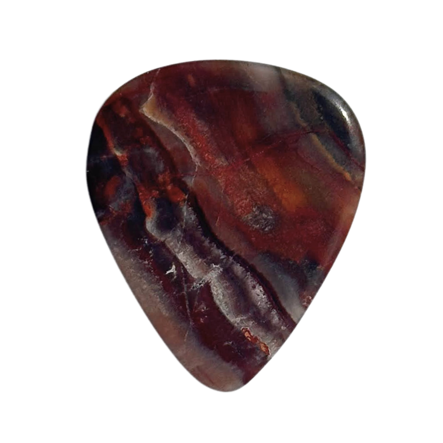 Serape Lace Agate / Medium stone guitar pick / Acoustic guitar pick / Electric guitar pick