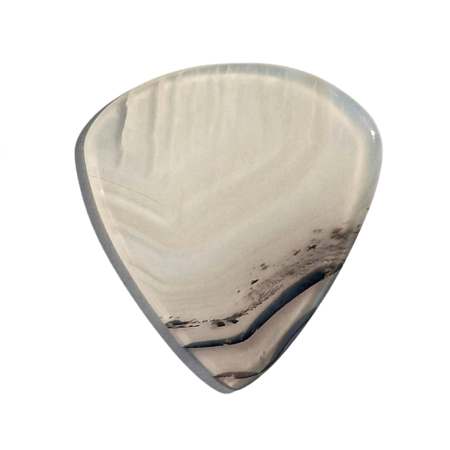 Montana Agate / Thin stone guitar pick / Acoustic guitar pick