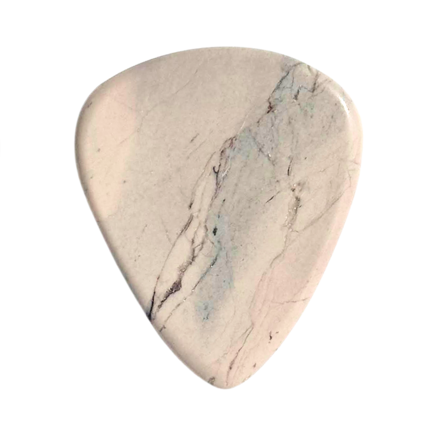Porcelain Jasper / Medium stone guitar pick / Acoustic guitar pick / Electric guitar pick
