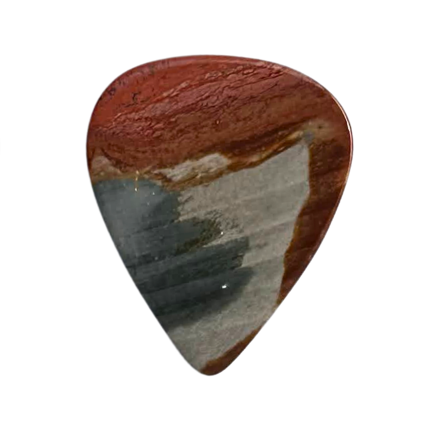 Polychromatic Jasper / Medium stone guitar pick / Acoustic guitar pick / Electric guitar pick