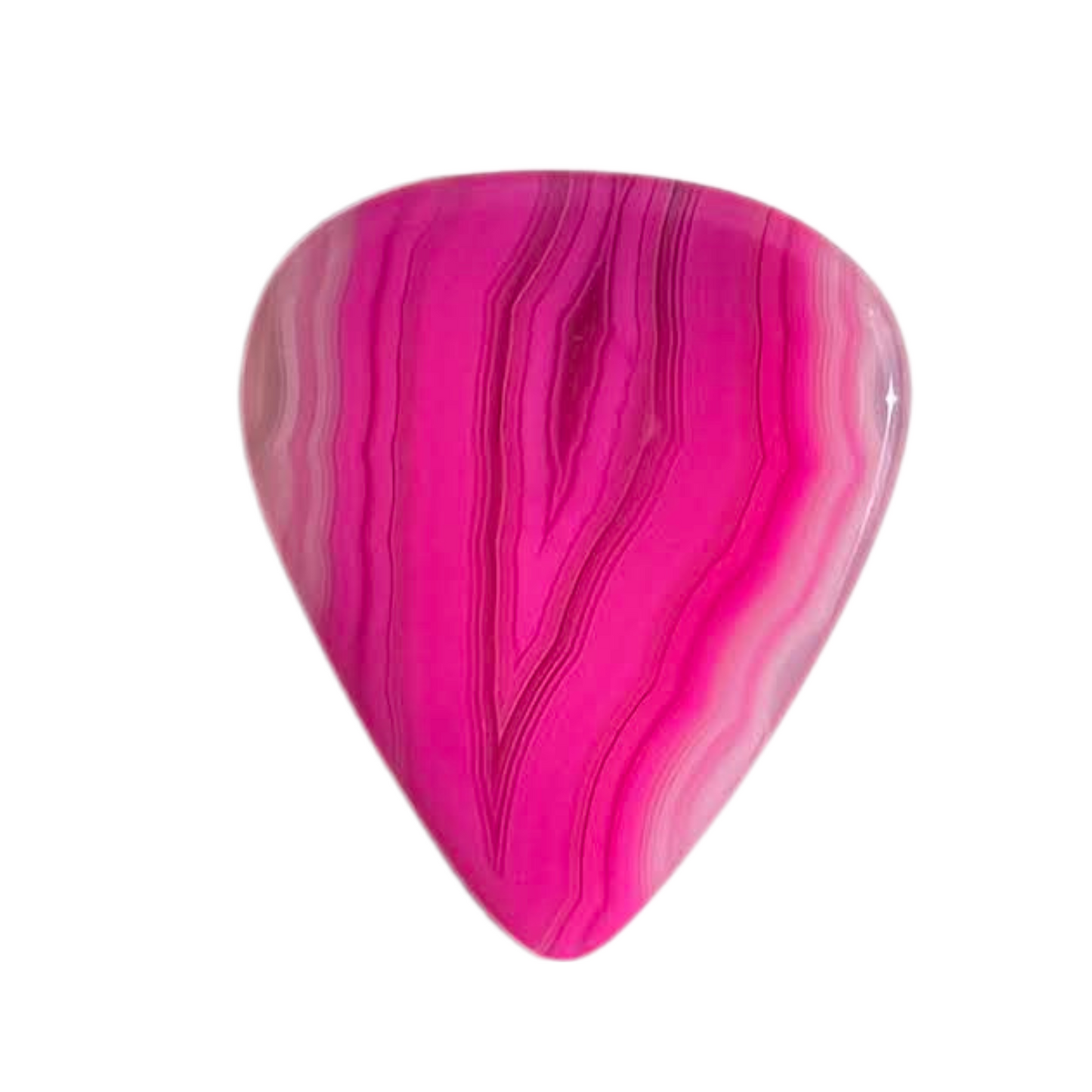 Designer Brazilian Agate / Heavy stone guitar pick / Electric guitar pick