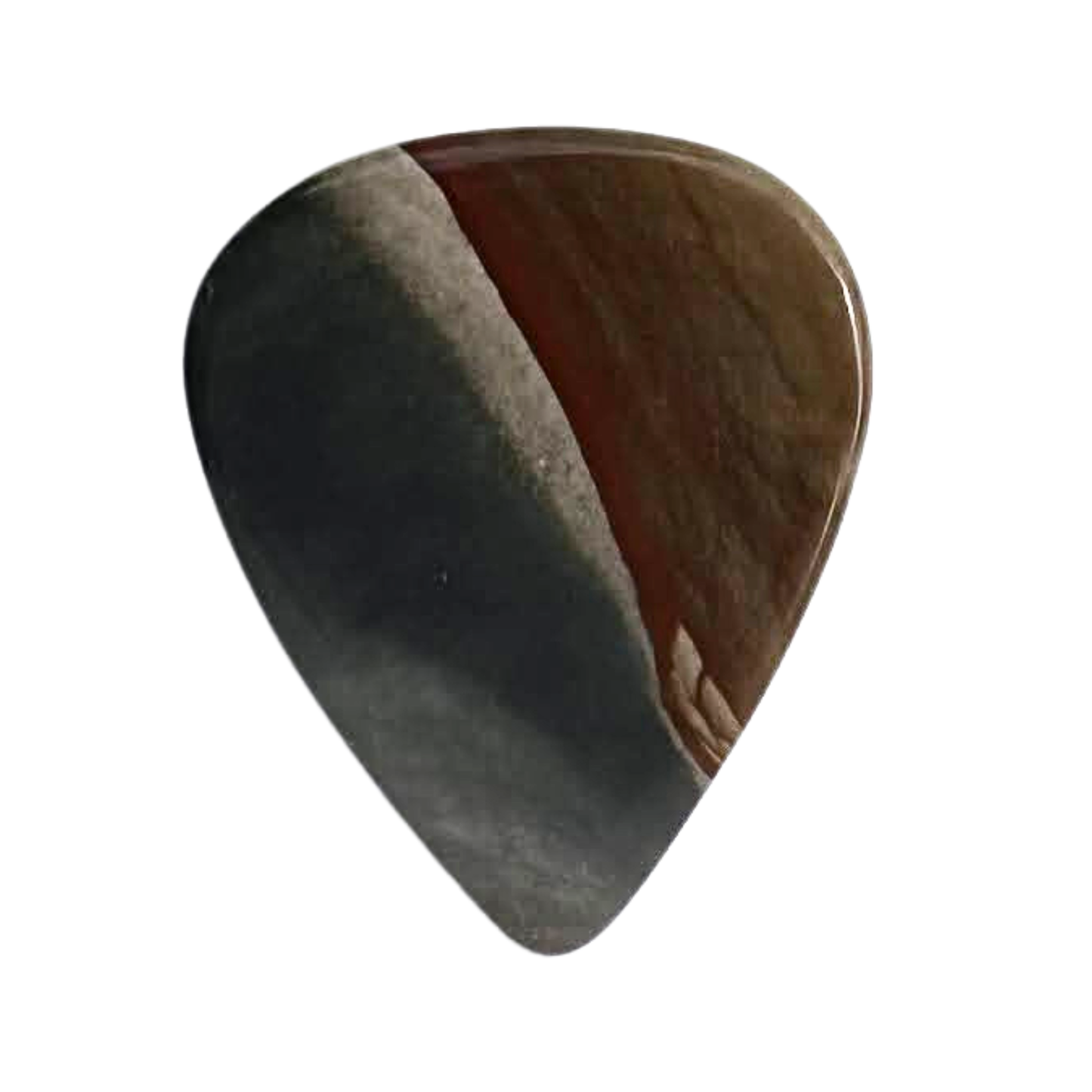 Landscape Jasper / Heavy stone guitar pick