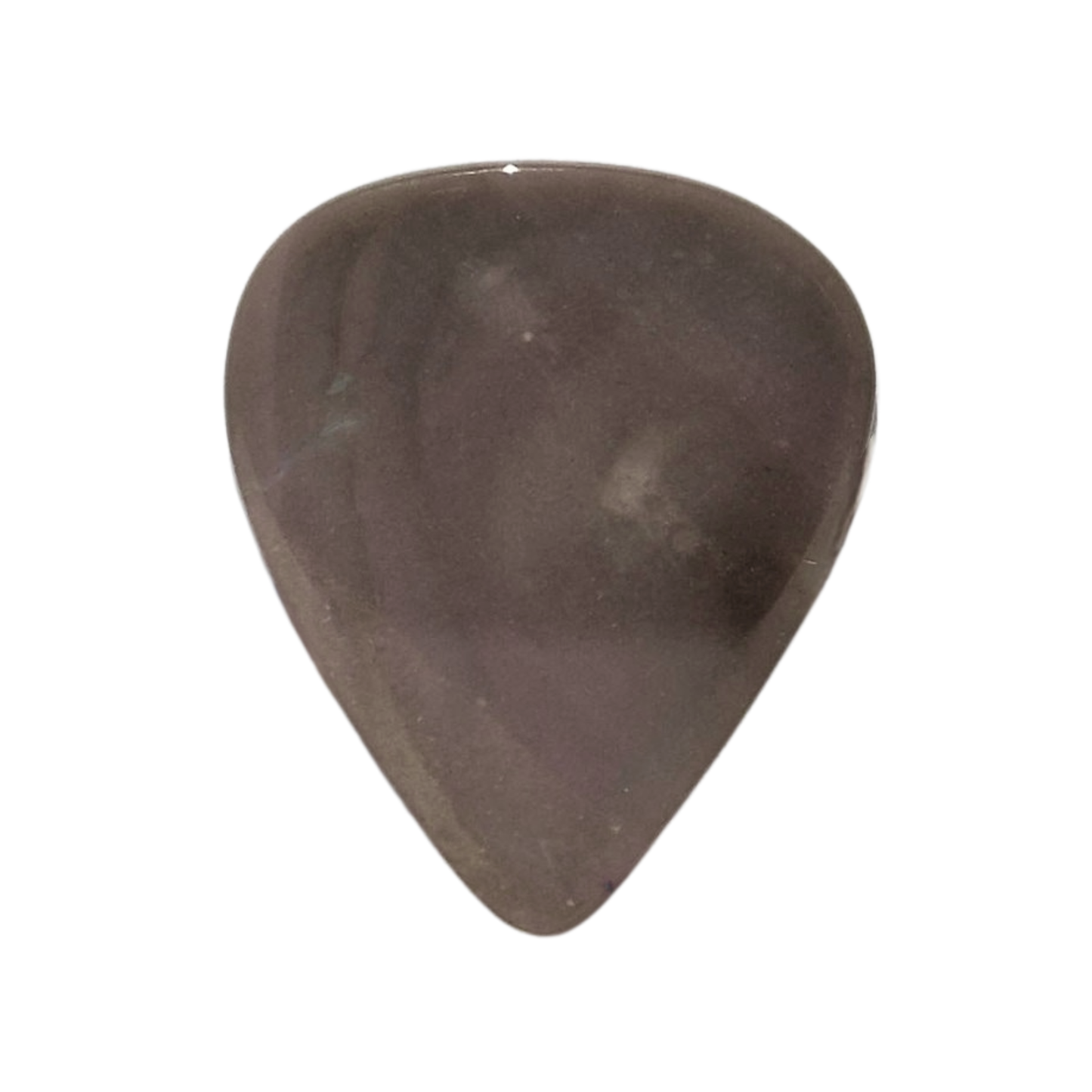 gray colored handmade stone guitar pick