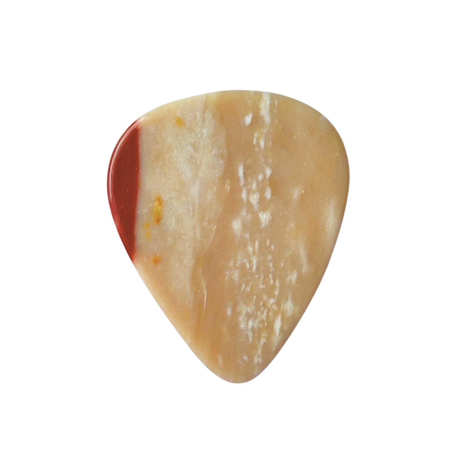 Mookaite Jasper / Thin stone guitar pick / Acoustic guitar pick / # 6001