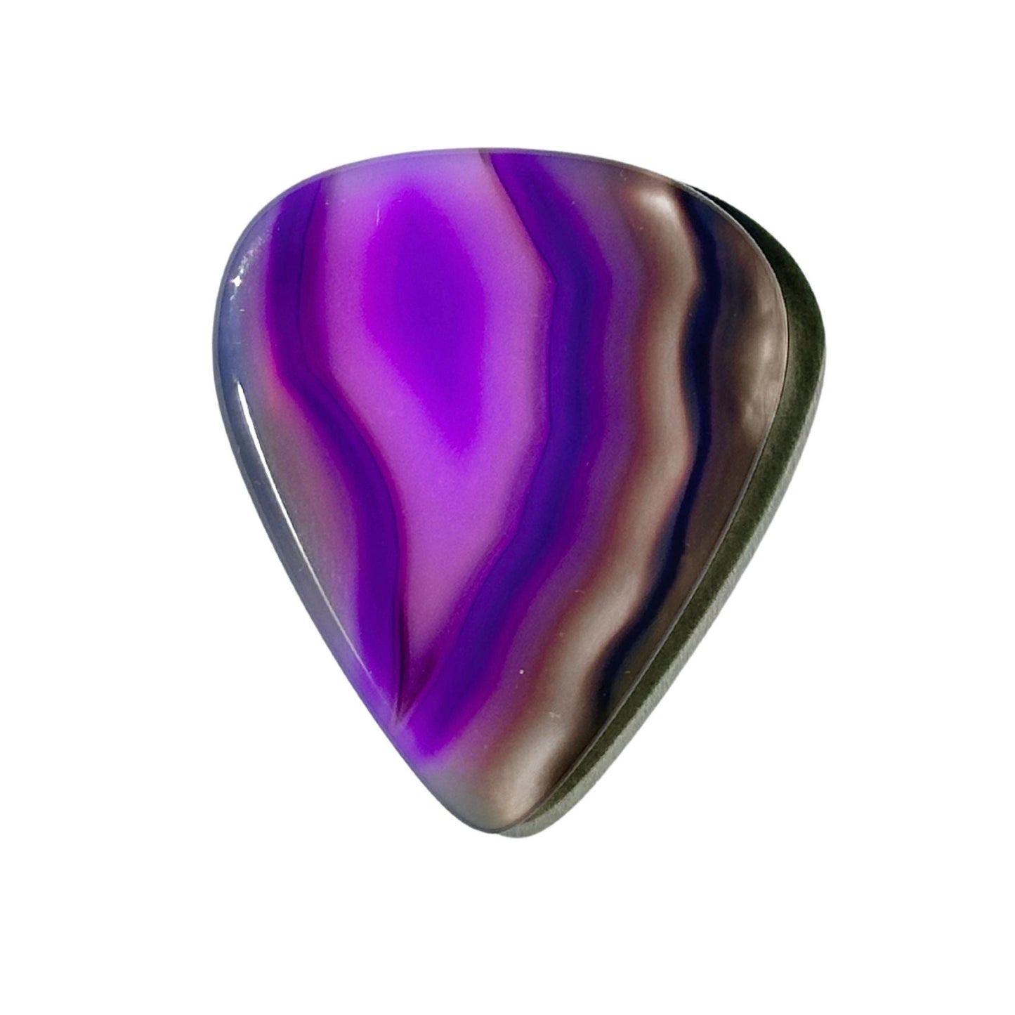 Designer Brazilian Agate / Heavy stone guitar pick / Electric guitar pick