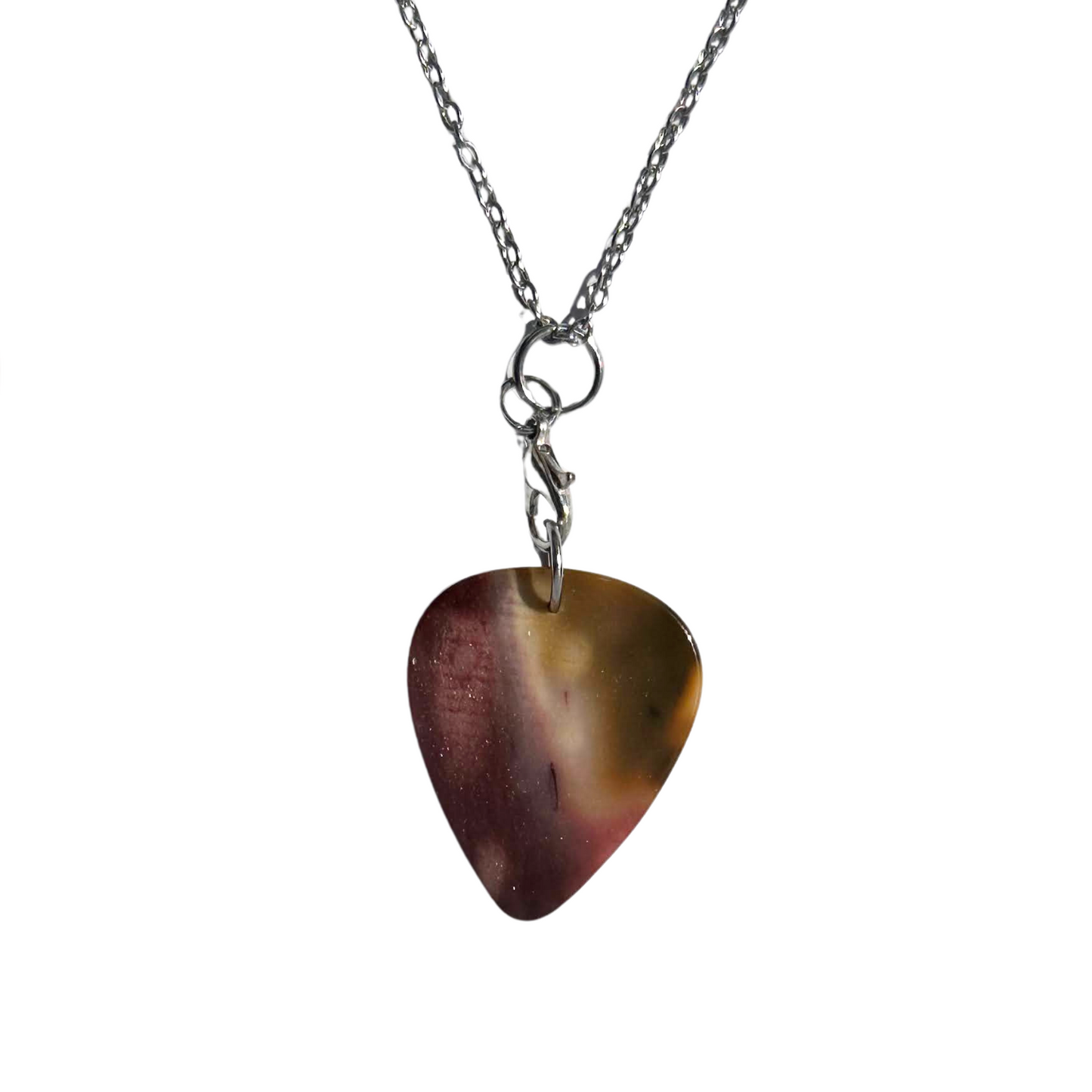 Thin Mookaite Jasper Removable Necklace