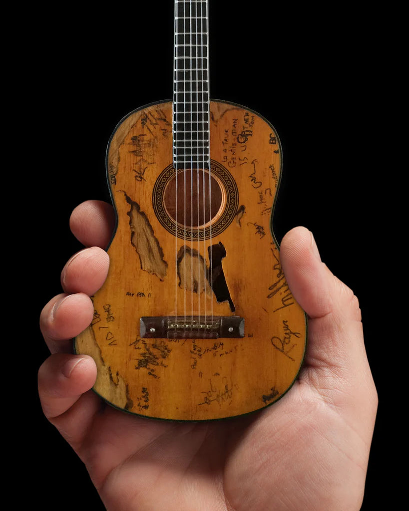 Willie Nelson Signature “Trigger” Acoustic Miniature Guitar Replica Collectible