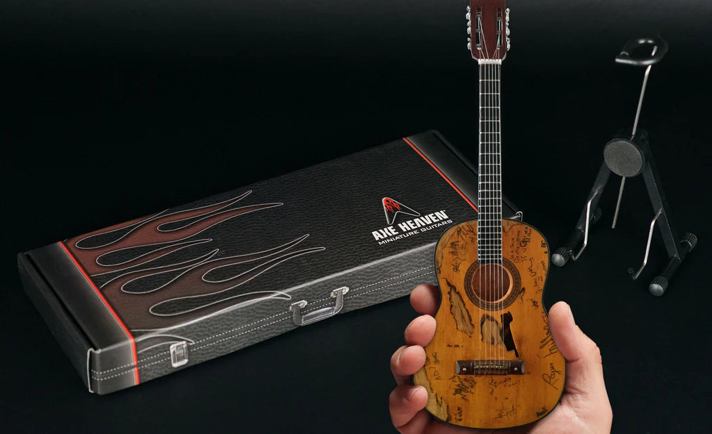 Willie Nelson Signature “Trigger” Acoustic Miniature Guitar Replica Collectible