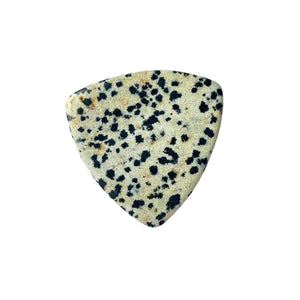 Dalmation Jasper / Heavy stone bass pick / Bass pick