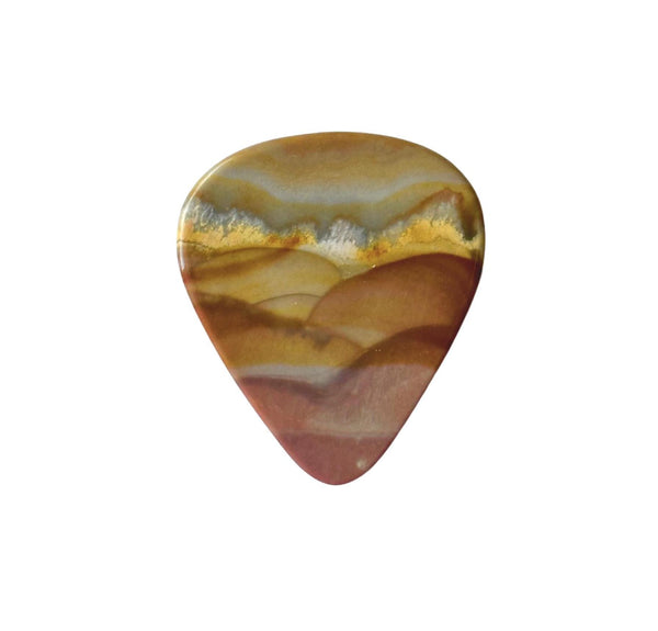 Polychromatic Jasper / Medium stone guitar pick