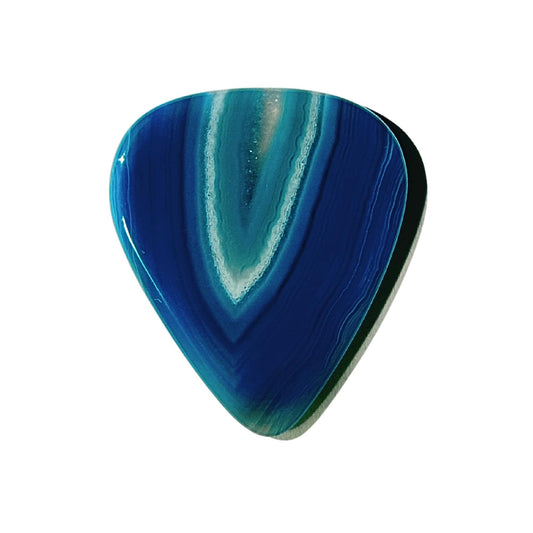 Designer Brazilian Agate / Heavy stone guitar pick / Electric guitar pick