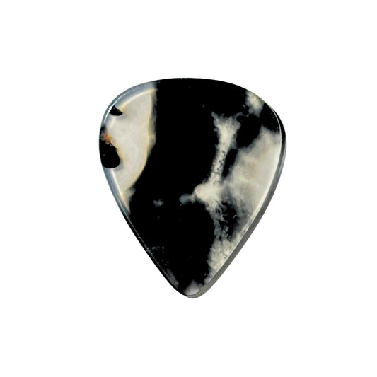 Montana Agate / Thin stone guitar pick / Acoustic guitar pick # 6049