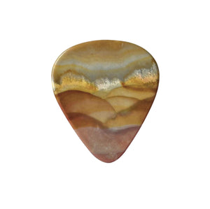 Polychromatic Jasper / Medium stone guitar pick