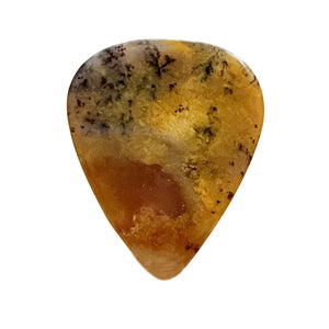 Dendritic Agate Heavy Stone Guitar Pick -Electric Guitar Pick. Item # 5215