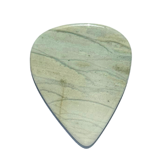 Desert Jasper / Thin stone guitar pick / Acoustic Guitar Pick