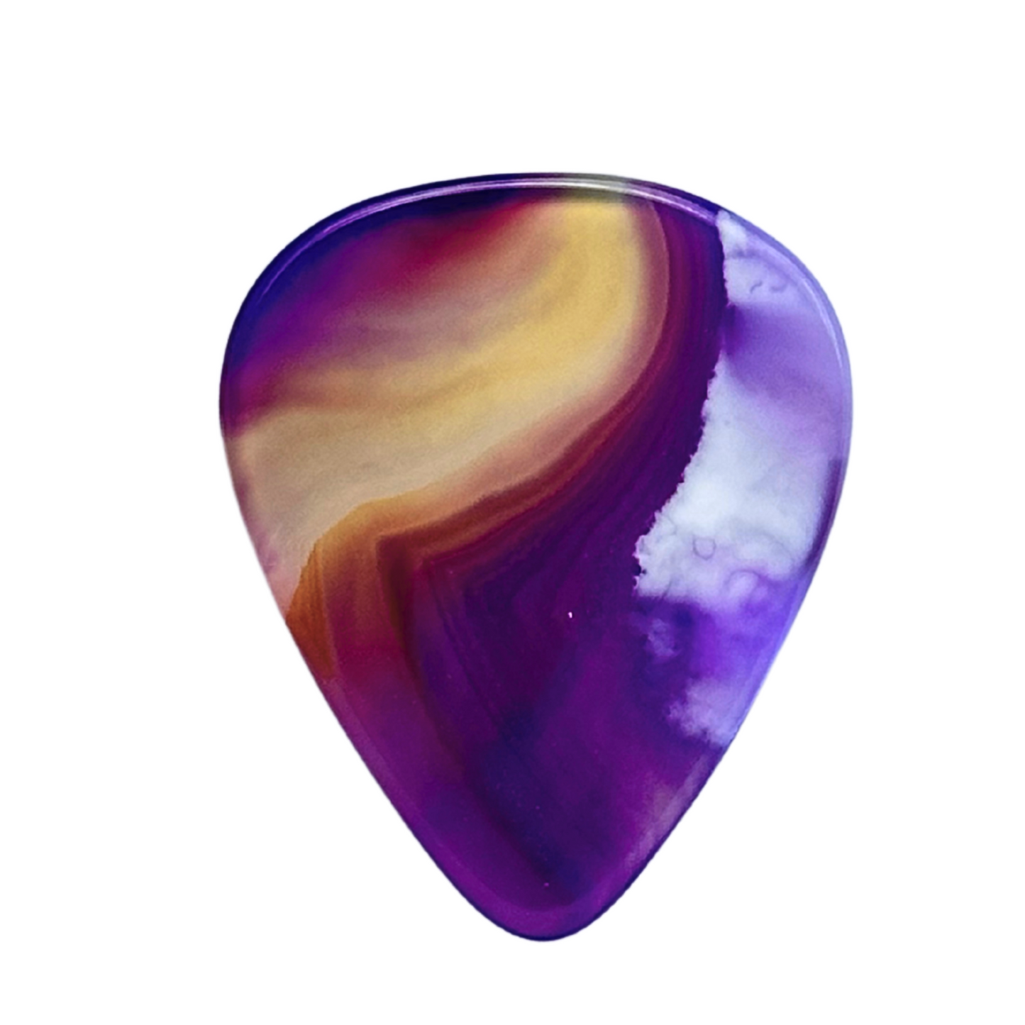 Designer Brazilian Agate / Thin stone guitar pick