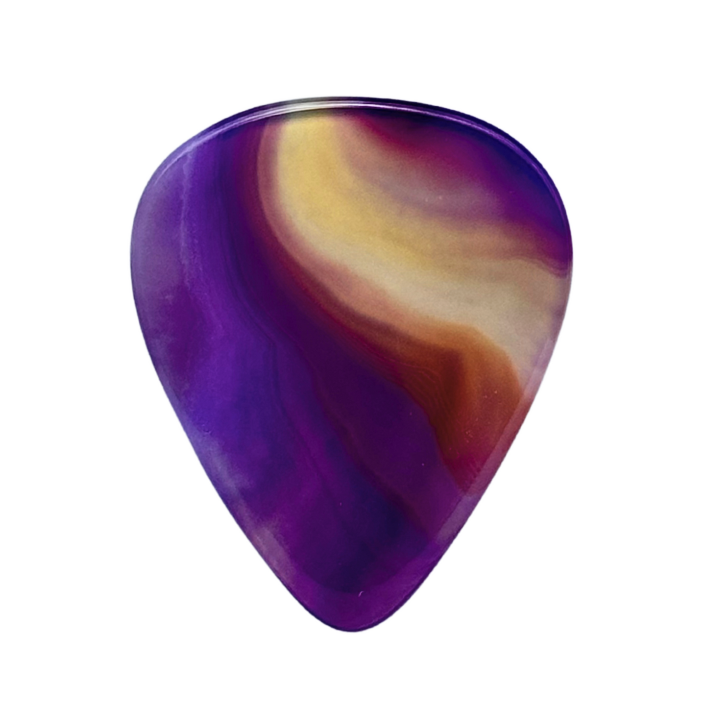 Designer Brazilian Agate / Thin stone guitar pick