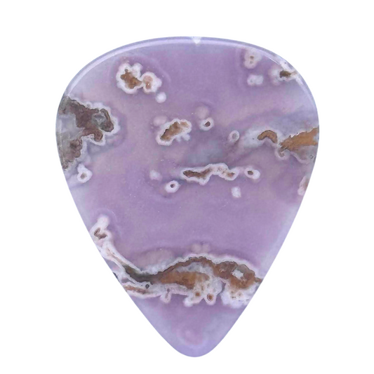 Agua Nueva Agate / Thin stone guitar pick / Acoustic Guitar Pick / Collector Series