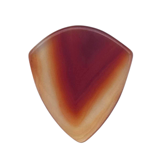 Designer Brazilian Agate / Heavy Jazz XL Stone Guitar Pick
