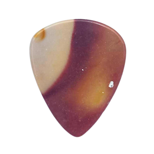 Mookaite Jasper / Thin stone guitar pick / Acoustic Guitar Pick