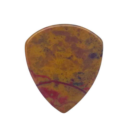 Coprolite Agate / Medium Jazz XL Stone Guitar Pick / Collector Series