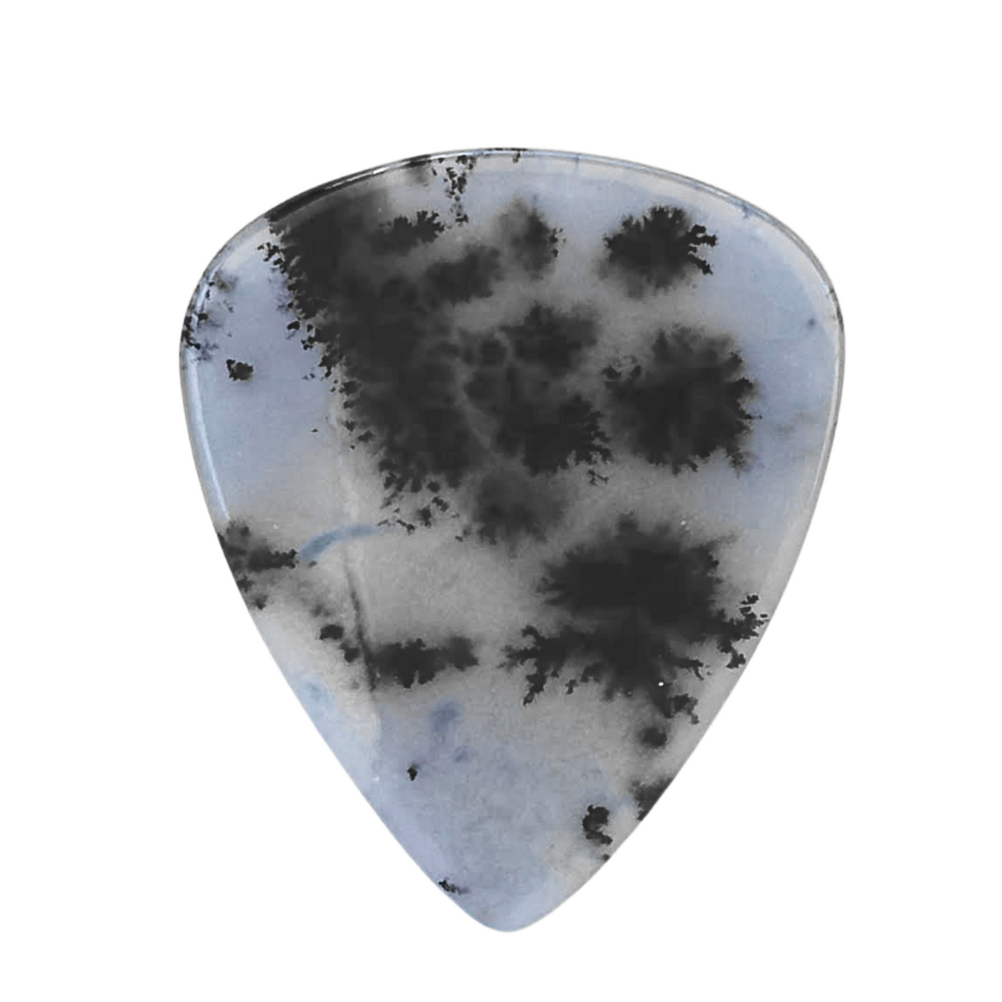 Dendritic Agate / Thin stone guitar pick / Acoustic guitar pick