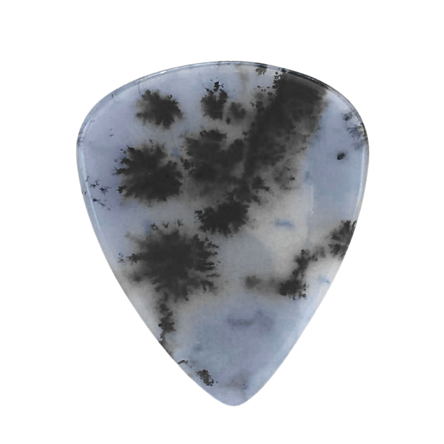 Dendritic Agate / Thin stone guitar pick / Acoustic guitar pick