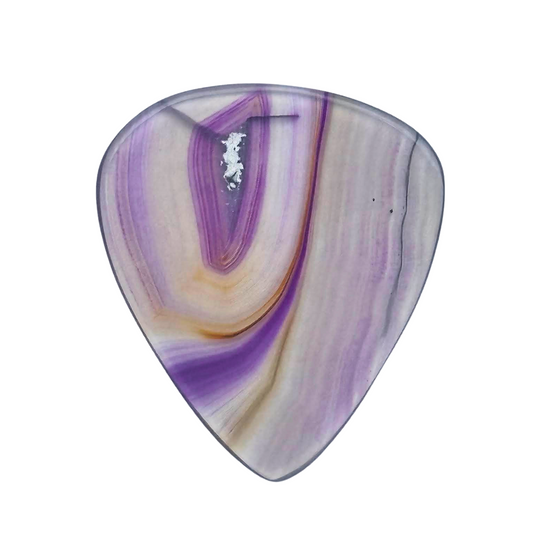 Designer Brazilian Agate / Thin stone guitar pick