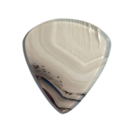 Montana Agate / Thin stone guitar pick / Acoustic guitar pick
