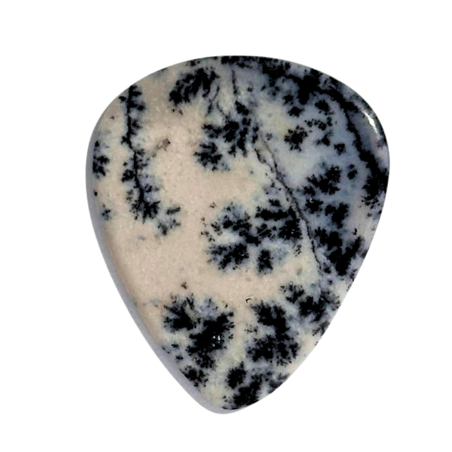 Dendritic Agate / Thin stone guitar pick / Acoustic guitar pick