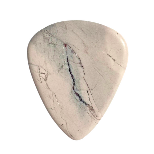 Porcelain Jasper / Medium stone guitar pick / Acoustic guitar pick / Electric guitar pick
