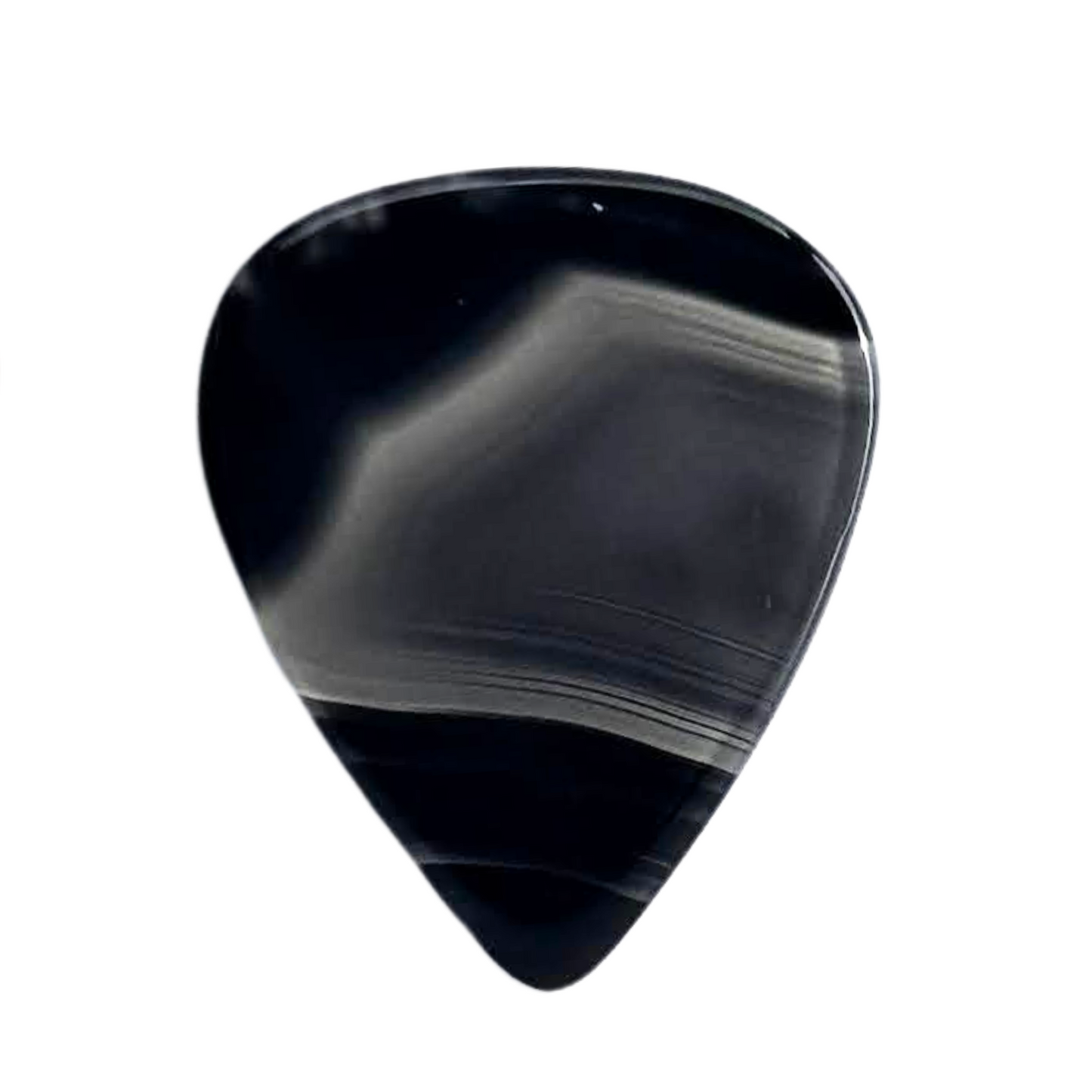 Montana Agate / Thin stone guitar pick / Acoustic guitar pick