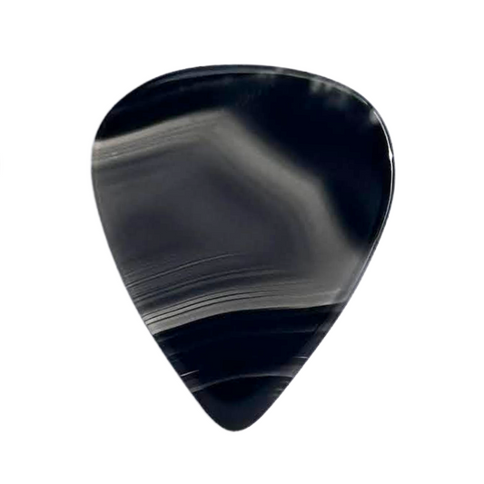 Montana Agate / Thin stone guitar pick / Acoustic guitar pick